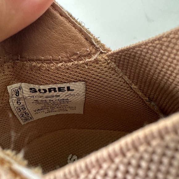 Sorel Out 'N' About Slip-On Wedge Booties for Ladies Tawny Buff/Chalk 8 - Picture 9 of 10